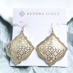 💕 Kendra Scott Kirsten Filigree Earrings Gold